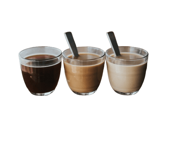 Pilihan kopi dan pastry yang lezat